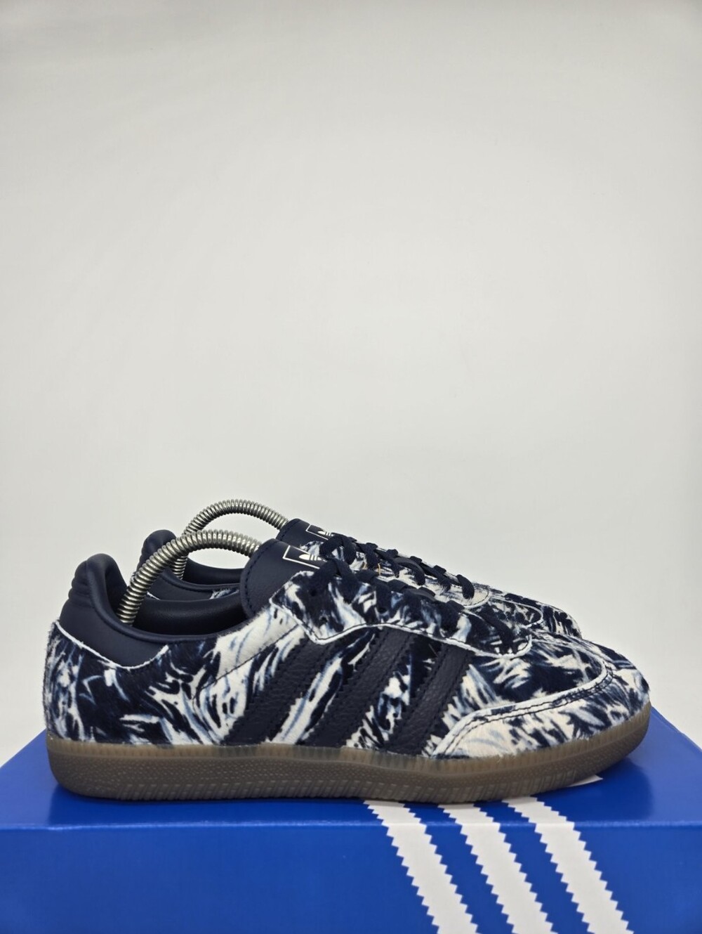 Adidas Samba OG Women's Night Indigo Off White Sneakers IH9023 Size 7.5 NWT - Picture 3 of 8
